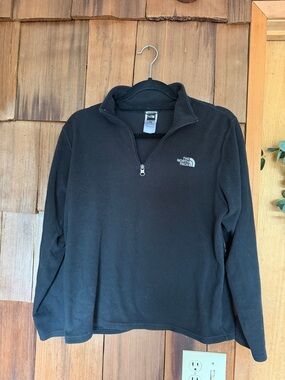 The North Face Black Half-Zip Fleece Pullover